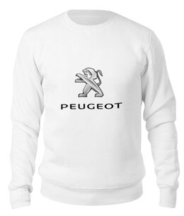 Заказать свитшот в Москве. Свитшот унисекс хлопковый PEUGEOT от DESIGNER   - готовые дизайны и нанесение принтов.