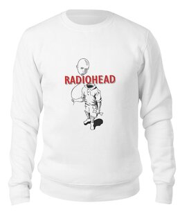 Заказать свитшот в Москве. Свитшот унисекс хлопковый Radiohead  от geekbox - готовые дизайны и нанесение принтов.