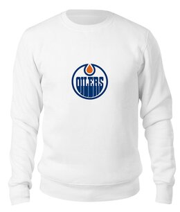 Заказать свитшот в Москве. Свитшот унисекс хлопковый Edmonton Oilers / NHL Canada от KinoArt - готовые дизайны и нанесение принтов.