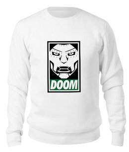 Заказать свитшот в Москве. Свитшот унисекс хлопковый Доктор Дум (Doctor Doom) от trugift - готовые дизайны и нанесение принтов.