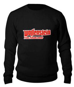 Заказать свитшот в Москве. Свитшот унисекс хлопковый Wolfenstein от THE_NISE  - готовые дизайны и нанесение принтов.
