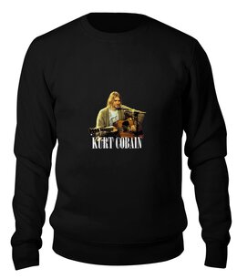 Заказать свитшот в Москве. Свитшот унисекс хлопковый Nirvana Kurt Cobain guitar t-shirt от rancid - готовые дизайны и нанесение принтов.
