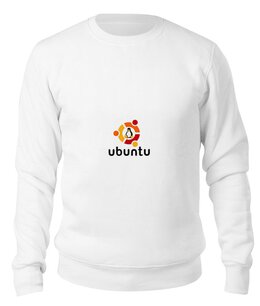 Заказать свитшот в Москве. Свитшот унисекс хлопковый ubuntu от Евгений Беляев - готовые дизайны и нанесение принтов.
