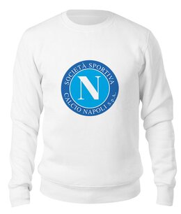 Заказать свитшот в Москве. Свитшот унисекс хлопковый Calcio Napoli от THE_NISE  - готовые дизайны и нанесение принтов.