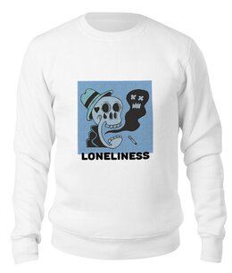 Заказать свитшот в Москве. Свитшот унисекс хлопковый Loneliness от Tony Vivaldi - готовые дизайны и нанесение принтов.