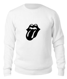 Заказать свитшот в Москве. Свитшот унисекс хлопковый Rolling Stones (Black) от originals - готовые дизайны и нанесение принтов.