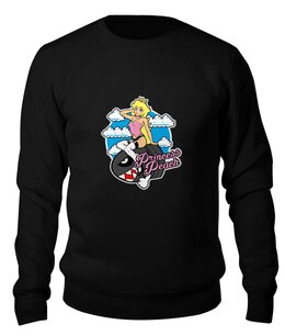 Заказать свитшот в Москве. Свитшот унисекс хлопковый Princess Peach (Mario) от coolmag - готовые дизайны и нанесение принтов.