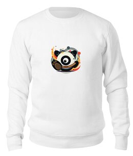Заказать свитшот в Москве. Свитшот унисекс хлопковый Панда (Panda) от trugift - готовые дизайны и нанесение принтов.