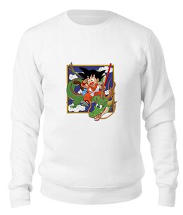 Заказать свитшот в Москве. Свитшот унисекс хлопковый dragon ball от Y L - готовые дизайны и нанесение принтов.