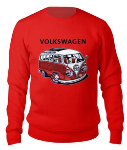 Заказать свитшот в Москве. Свитшот унисекс хлопковый Volkswagen от T-shirt print  - готовые дизайны и нанесение принтов.