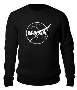 Заказать свитшот в Москве. Свитшот унисекс хлопковый NASA  от DESIGNER   - готовые дизайны и нанесение принтов.