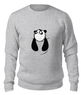Заказать свитшот в Москве. Свитшот унисекс хлопковый Панда (Panda) от coolmag - готовые дизайны и нанесение принтов.