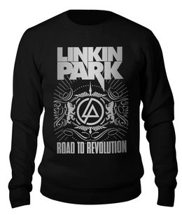 Заказать свитшот в Москве. Свитшот унисекс хлопковый Linkin Park от geekbox - готовые дизайны и нанесение принтов.