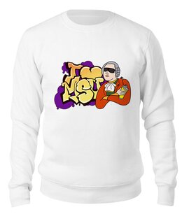 Заказать свитшот в Москве. Свитшот унисекс хлопковый Т1 I Love MSU (Purple) от AR Print - готовые дизайны и нанесение принтов.