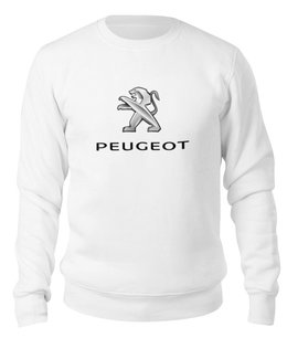 Заказать свитшот в Москве. Свитшот унисекс хлопковый PEUGEOT от DESIGNER   - готовые дизайны и нанесение принтов.