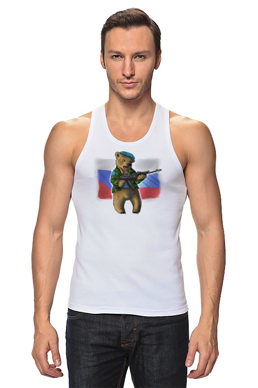 Printio Майка классическая Russian bear printio майка классическая putin love russian bear