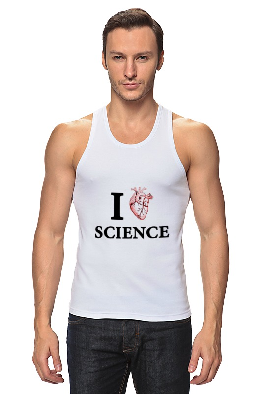 Printio Майка классическая I love science (я люблю науку) printio детская футболка классическая унисекс i love science я люблю науку