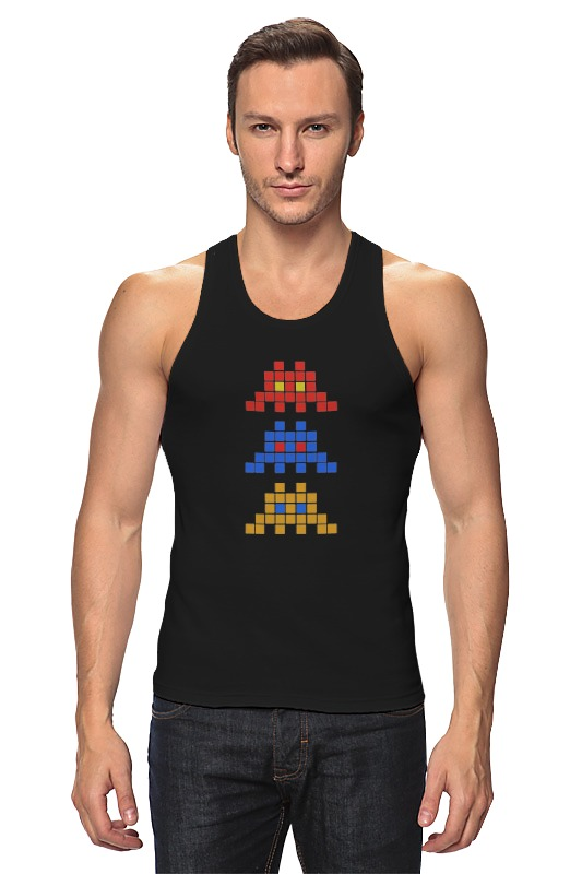 printio майка классическая invaders Printio Майка классическая Space invaders