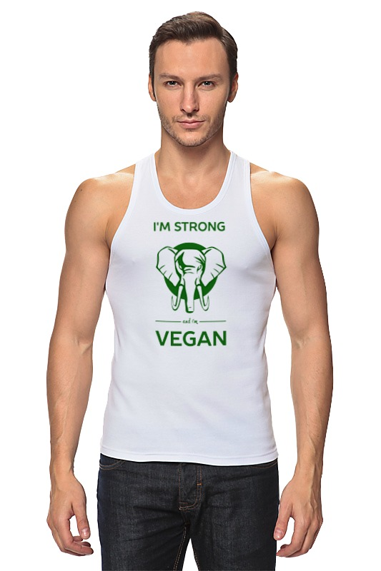 Printio Майка классическая I'm strong & i'm vegan фотографии