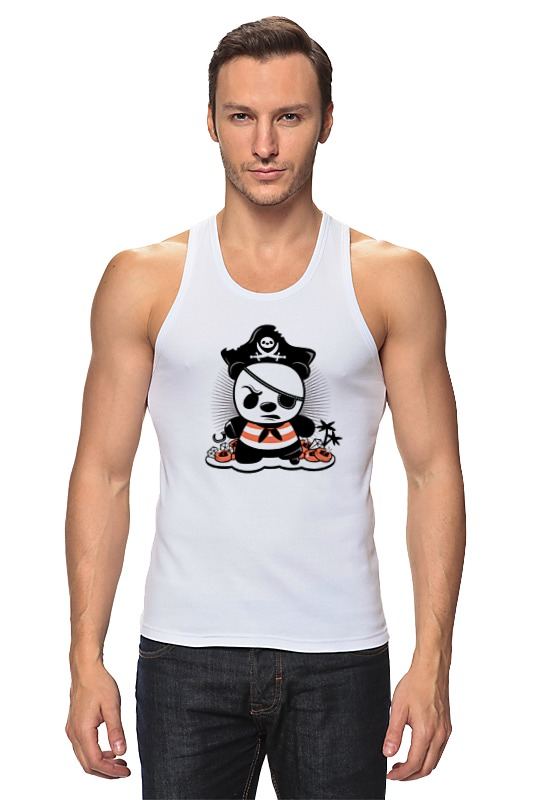 Printio Майка классическая Панда пират printio футболка классическая панда пират
