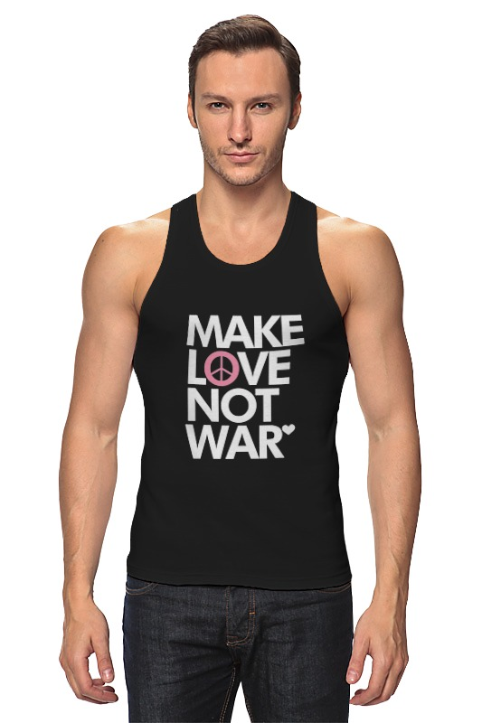 Printio Майка классическая Make love not war printio футболка классическая make tea not war
