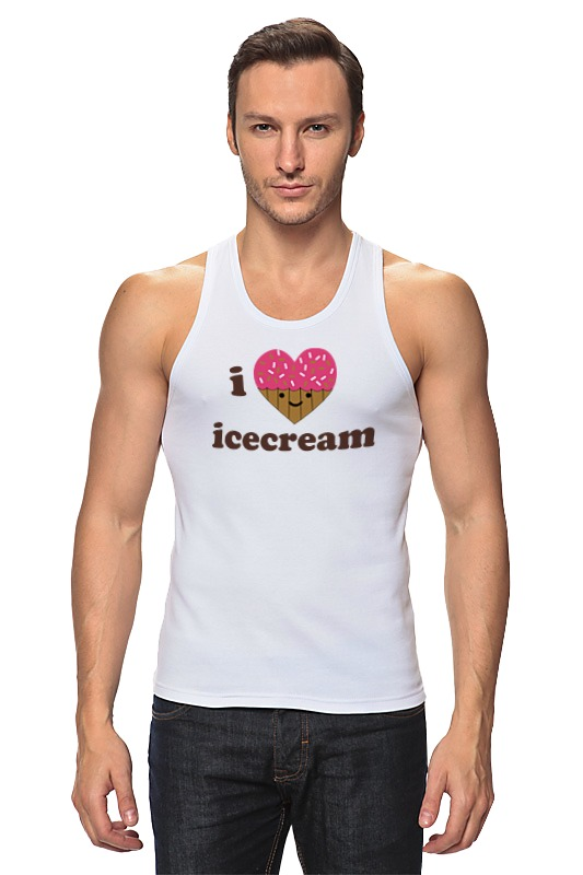 Printio Майка классическая I love icecream printio детская футболка классическая унисекс i love icecream