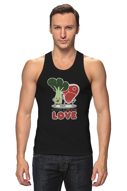 Printio Майка классическая Овощно-мясная любовь printio футболка wearcraft premium овощно мясная любовь