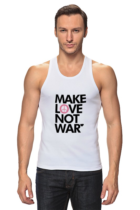 Printio Майка классическая Make love not war printio сумка make love not war