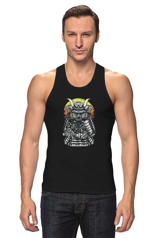 Printio Майка классическая Owl samurai / сова самурай printio футболка с полной запечаткой мужская owl samurai сова самурай