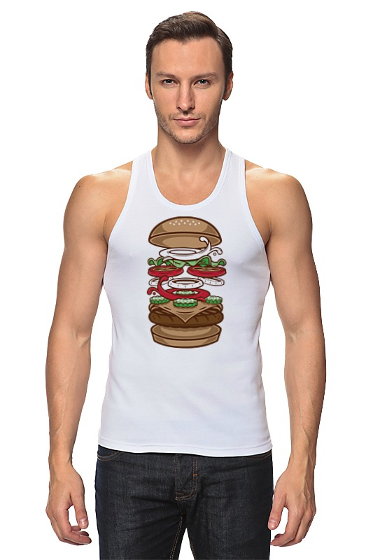 Printio Майка классическая Burger/бургер printio лонгслив burger бургер