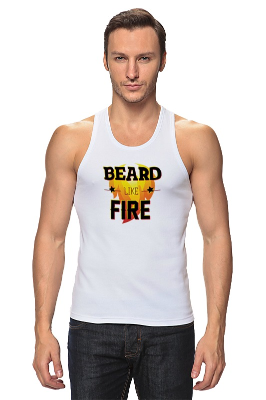 Printio Майка классическая Beard like fire printio футболка wearcraft premium beard like fire