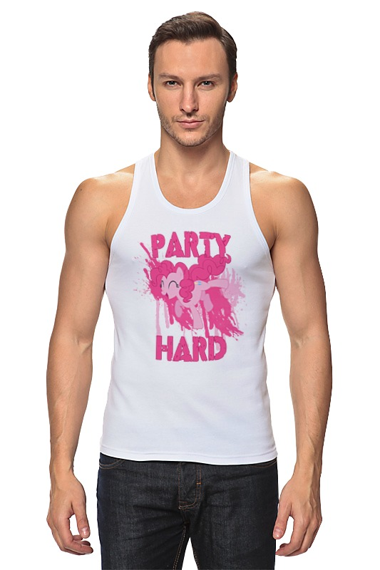 printio футболка с полной запечаткой для девочек pinkie pie the lich Printio Майка классическая Mlp пинки пай
