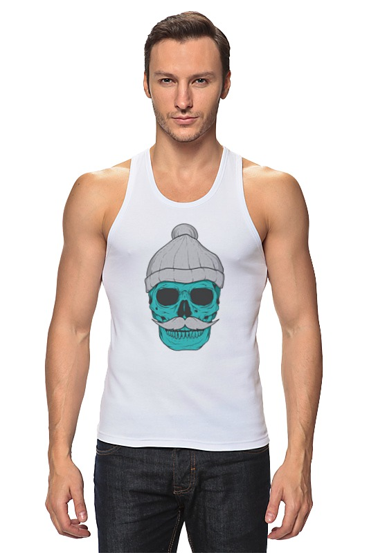 Printio Майка классическая Hipster skull printio футболка классическая hipster skull