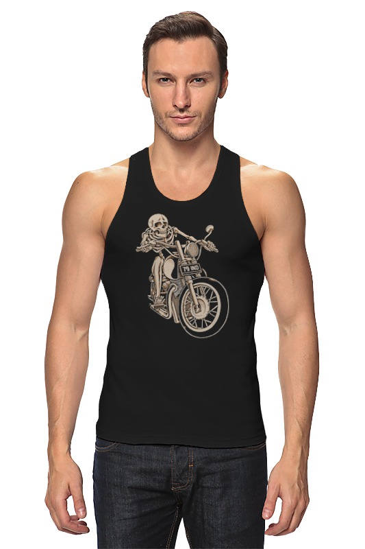 Printio Майка классическая Skeleton biker printio футболка классическая skeleton biker