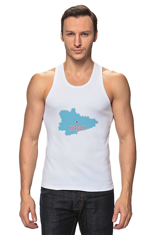 Printio Майка классическая Курганская область. курган printio футболка с полной запечаткой мужская курганская область курган