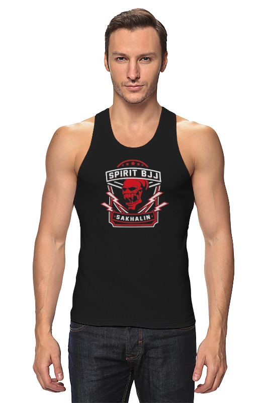 Printio Майка классическая Spirit bjj sakhalin skull (black)