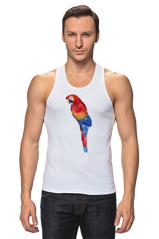 Printio Майка классическая Попугай ара printio футболка классическая попугай ара