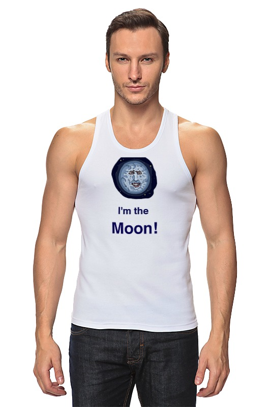 Printio Майка классическая Луна из mighty boosh printio футболка wearcraft premium луна из mighty boosh