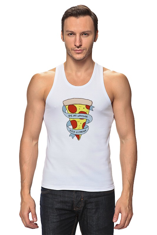 Printio Майка классическая Пицца навсегда printio детская футболка классическая унисекс пицца навсегда pizza forever