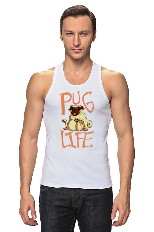 Printio Майка классическая Pug life printio майка классическая pug life