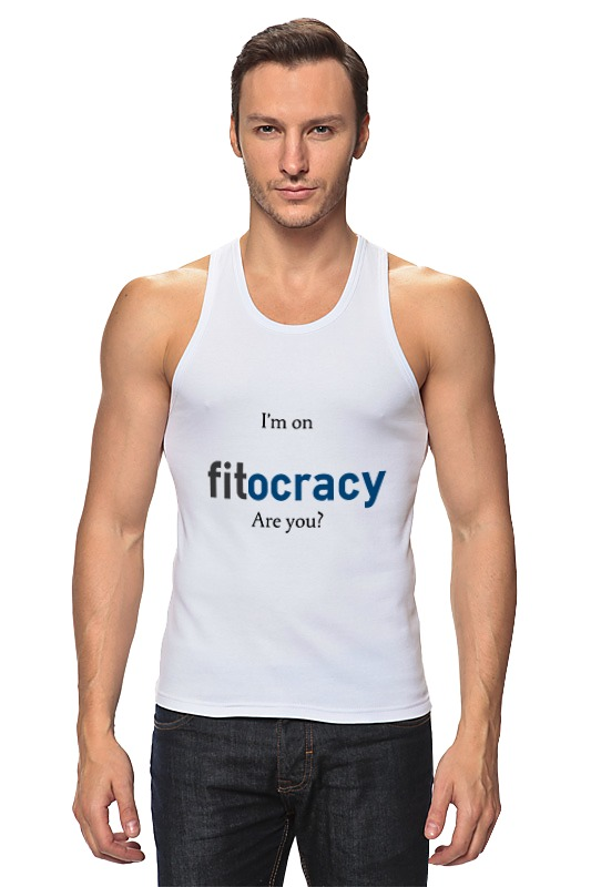 Printio Майка классическая I'm on fitocracy, are you? printio лонгслив i m on fitocracy are you