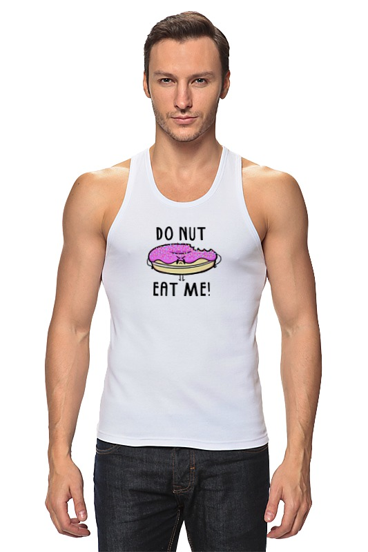 Printio Майка классическая Do nut eat me! (не ешь меня) printio футболка wearcraft premium do nut eat me не ешь меня