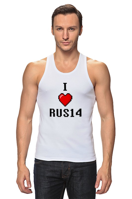 Printio Майка классическая I love rus14 printio футболка wearcraft premium i love rus14