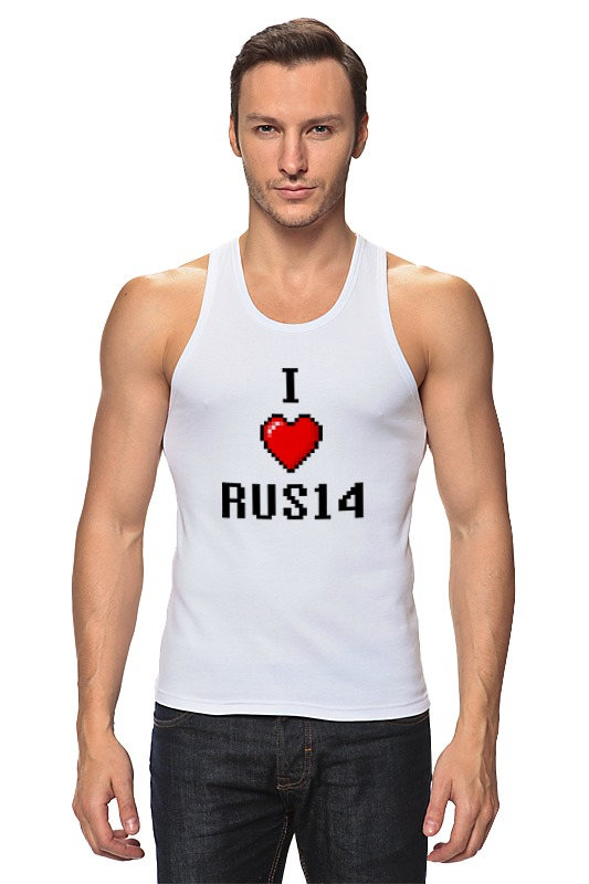 Printio Майка классическая I love rus14