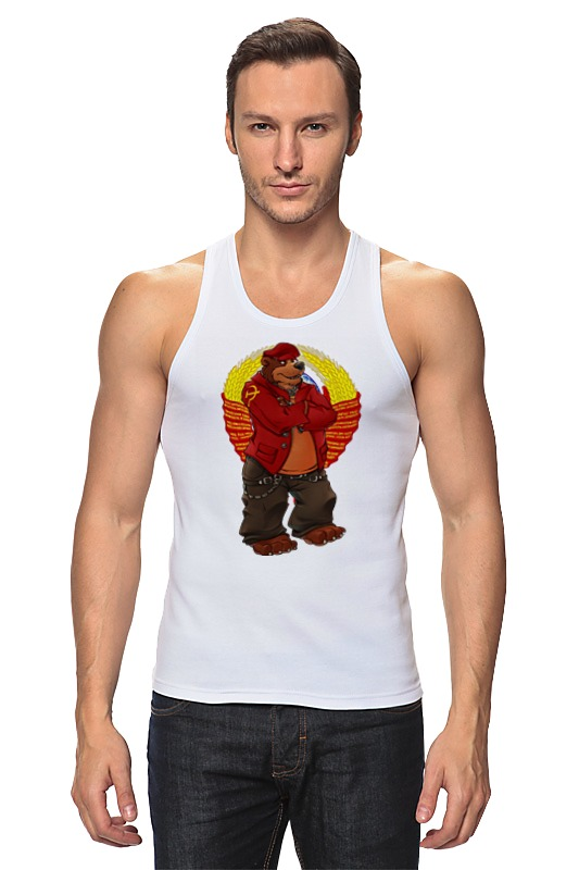 Printio Майка классическая Angry russian bear printio футболка классическая angry russian bear
