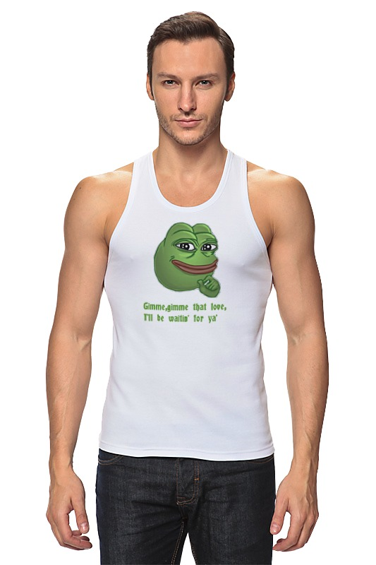 Printio Майка классическая Pepe the frog whant some love printio футболка wearcraft premium slim fit pepe the frog whant some love
