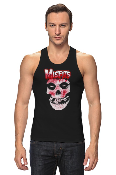 Заказать майку в Москве. Майка классическая Misfits от Николай  Вахлаков  - готовые дизайны и нанесение принтов.