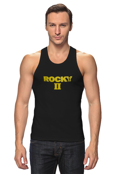 Заказать майку в Москве. Майка классическая Rocky / Рокки от KinoArt - готовые дизайны и нанесение принтов.