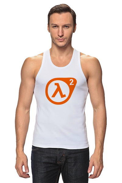 Заказать майку в Москве. Майка классическая half-life 2 от VashAdmin - готовые дизайны и нанесение принтов.