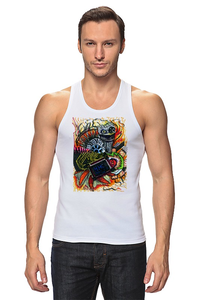 Заказать майку в Москве. Майка классическая c_o_o_l t-shirt от olgarussia - готовые дизайны и нанесение принтов.